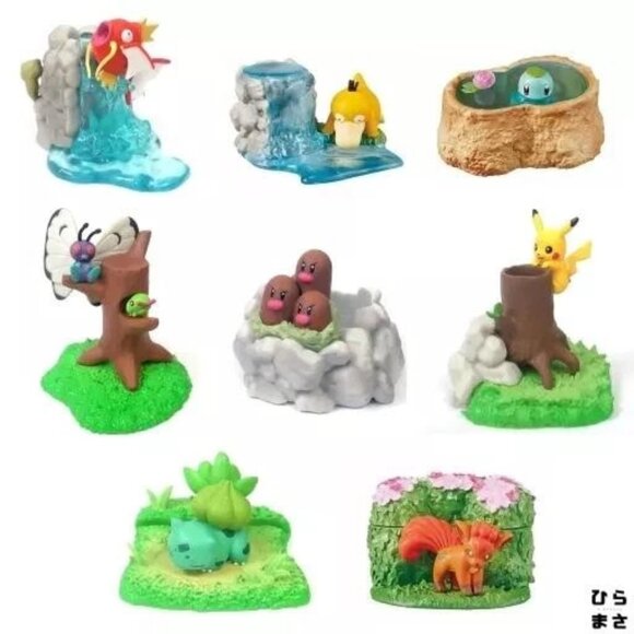 NEW Pokémon Re-Ment Diorama Hide & Seek Desktop Figure Collection Complete Set
